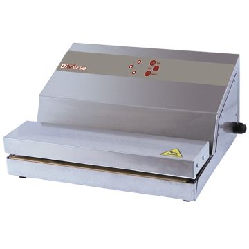 Vakuum-Maschine Edelstahl, Pumpe 16 L/Min., Schweißen 330 mm (390x260x140mm)