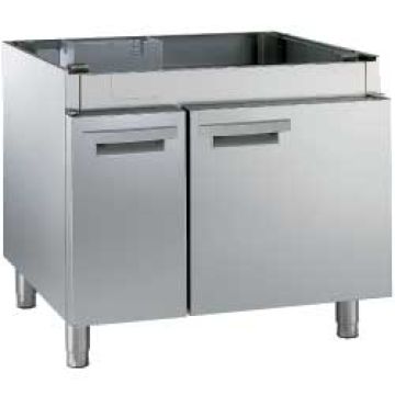 Neutraler Unterschrank mit Türen, Öfen 6 & 10x GN 1/1 (897x845mm)