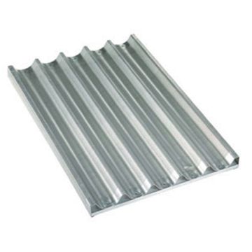 Alu Platte 600x400xh38mm, perforiert-gewellt (400x600x38mm)