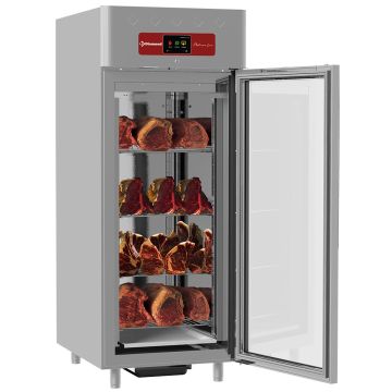 Reifeschrank 850 Liter, belüftet, 1 Glastür 20x GN 2/1 (790x1095x2025mm)