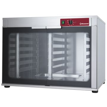 Gärschrank für Öfen mit  2 Türen, 2x6 Ebenen (995x795x734mm)