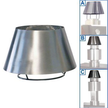 Edelstahl Schornsteinkopf (CBQ-060 & CBQ-075) (150mm)