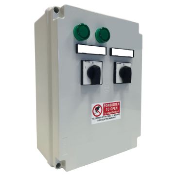 Electrical Gehäuse, 2 Geschwindigkeiten + Schalter LED (316x236x128mm)