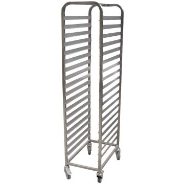 Tablettwagen für Bleche 20x GN 1/1, Abstand 75 mm (383x555x1838mm)