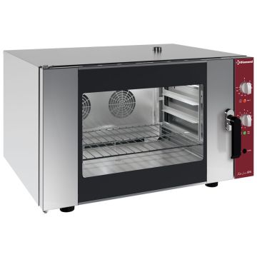 Elektro-Konvektionsofen 4x GN 1/1 + manueller Befeuchter (230/1N) (885x795x560mm)