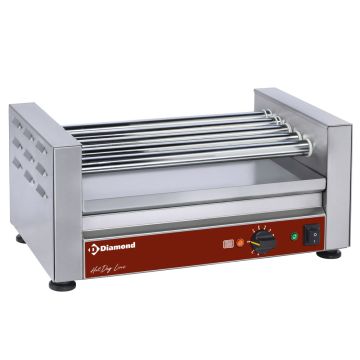 Elektro Würstchengrill mit 5 Rollen (545x320x240mm)