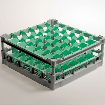 Korb 36 Gläser Ø 73 mm, h165, Polyprop. (500x500x210mm)