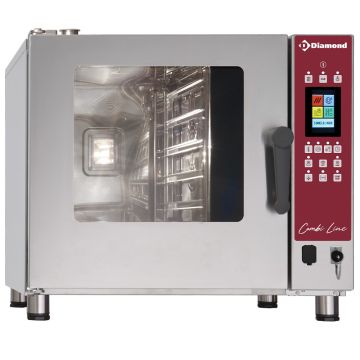 Elektroofen Dampf/Konvektion TOUCH SCREEN, 5x GN 1/1 - AUTO-CLEANING (710x770x600mm)