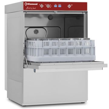 Gläserspülmaschine, Korb 400x400 mm "Full Hygiene" (436x535x670mm)