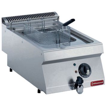 Elektro Friteuse, Becken in "Y" Form, 7 L, externe Heizelemente -TOP- (400x700x250mm)
