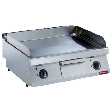 Elektro Grillplatte, glatt -TOP- (800x700x250mm)
