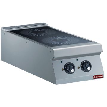 Elektroherd 2 Induktionskochfelder -TOP- (400x900x250mm)