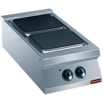 Elektro Plattenherd mit 2 Kochplatten -TOP- (400x900x250mm)