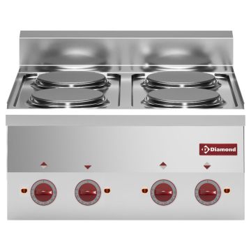 Elektroherd 4 Kochplatten -Top- (600x600x280mm)