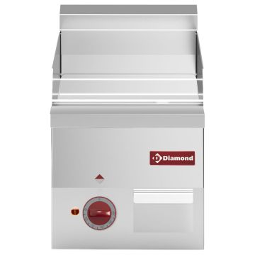 Elektro Grillplatte, glatt "verchromt" -Top- (300x600x280mm)