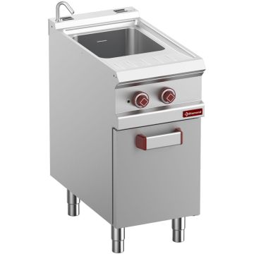 Elektro-Nudelkocher, 1 Becken, 26 Lt. (s/Körbe) auf Unterbau (400x700x850mm)