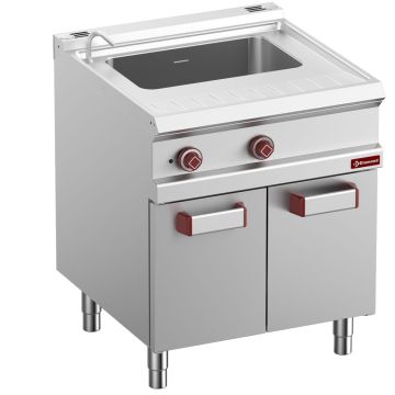 Elektro Nudelkocher, 1 Becken, 40 Lt. (s/Körbe) auf Unterbau (700x700x850mm)