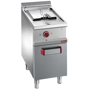 Elektrische Fritteuse, 1 Becken, 13 Liter auf Unterbau (400x700x850mm)