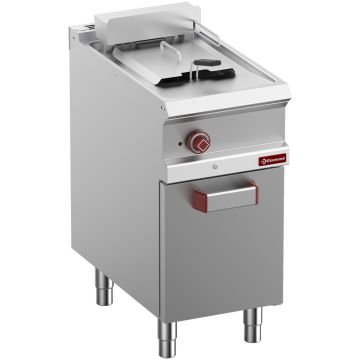 Elektrische Fritteuse, 1 Becken, 13 Liter auf Unterbau (400x700x850mm)