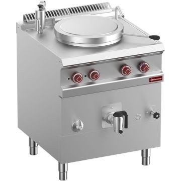 Elektro-Kochkessel, rund, 50 Liter, indirekt beheizt (700x700x850mm)