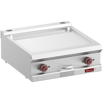 Elektro-Grillplatte, glatt, hartverchromt, Mod. 1/1 -Top- (700x700x250mm)