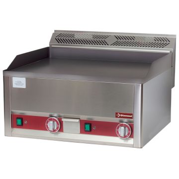 Elektro Grillplatte, doppelt, glatt -Top-