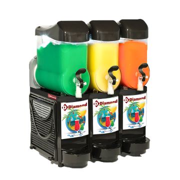 Granita Maschine/Spender, 3x 10 Liter (600x600x840mm)