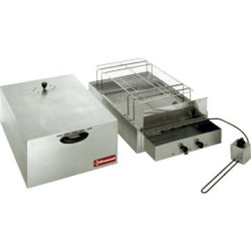 Räuchergerät elektrisch, 2 Ebenen (400x600 mm + 340x545mm) (715x415x360mm)