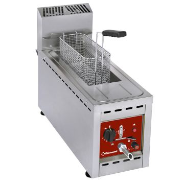 Gas-Fritteuse, 1 Tank 8 Lit., TOP (250x700x500mm)