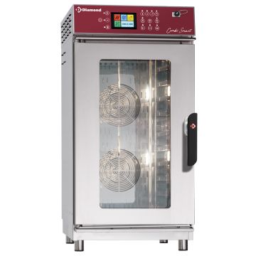 Elektro Ofen Dampf/Konvektion 11x GN1/1 Touch Screen  + Auto-Cleaning (523x846x1145mm)