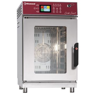 Elektro Ofen Dampf/Konvektion 7x GN1/1 Touch Screen + Auto-Cleaning (523x846x877mm)