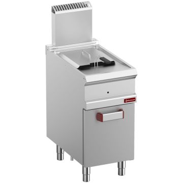 Gasfritteuse, 1 Becken, 14 Liter  auf Unterbau (400x700x850mm)
