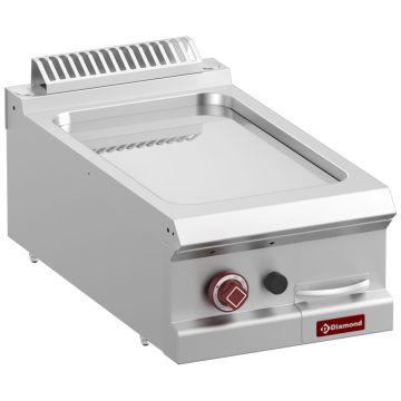 Gas-Grillplatte, glatt, hartverchromt, Modul 1/2 -Top- (400x700x250mm)