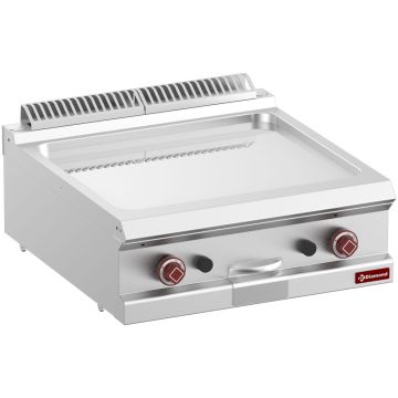 Gas-Grillplatte, glatt, hartverchromt, Modul 1/1 -Top- (700x700x250mm)