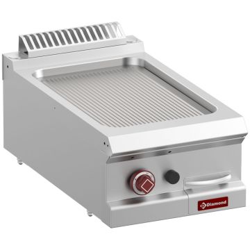 Gas-Grillplatte, gerillt, Modul 1/2 -Top- (400x700x250mm)