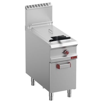 Gasfritteuse 1 Becken "Y" 21 Lit. (21 kW), auf Unterschrank (400x900x850mm)