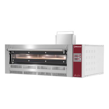 Gas Ofen, 6 Pizzen Ø 350 mm (1590x1120x760mm)