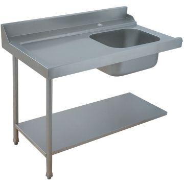 Einlauftisch "links" (1500x700x850mm)