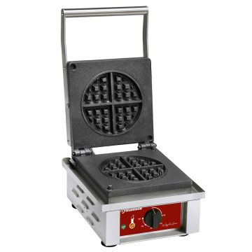 Elektro Waffeleisen für 4 Fächer Waffeln (305x400x230mm)
