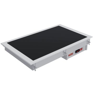 Element Glaskeramik Schwarz 2x GN 1/1 (790x610x147mm)