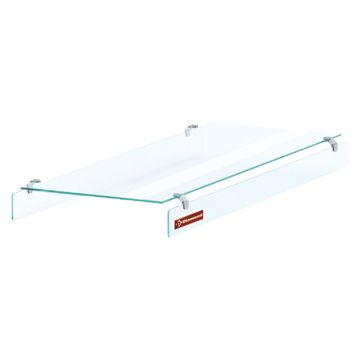 Zentralglas "rechter" Rand bei 90 ° auf jeder Seite, 2x GN 1/1 (675x600x106mm)
