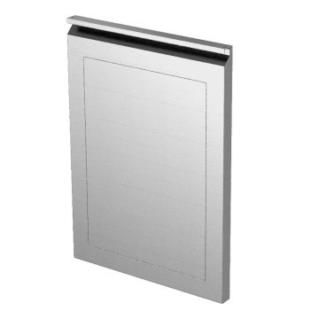 Edelstahl-Volltür x KBR… (560x805x55mm)