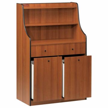 Service Möbelstück, 2 Schubladen, 2 Behälter, "Birke" (940x480x1450mm)