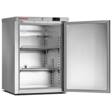 Gefrierschrank, statisch, 150 Liter. aus Edelstahl (600x600x835mm)