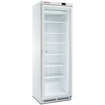 Gefrierschrank, statisch, Glastür, 400 Liter. weiß (620x675x1860mm)