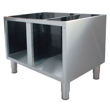 Offener Unterbau aus Edelstahl AISI 304 (800x540x570mm)