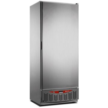 Statische Gefriertruhe, 525 Liter, GN2/1+600x400, Edelstahl (750x740x1900mm)