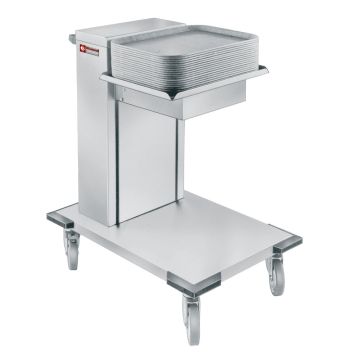 Neutraler Wagen mit Federn für Tabletts (645x745x910mm)
