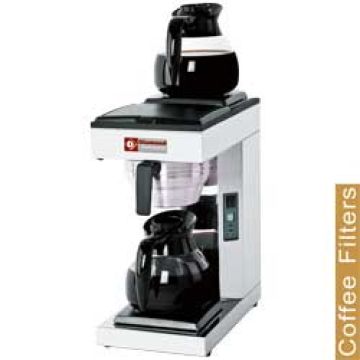 Filter Kaffeemaschine - 1-gruppig + 2 Wärmhalteplatten (205x360mm)