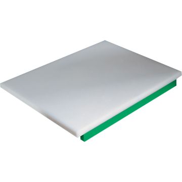 Hackbrett aus Polyäthylen für Gemüse (grün) (500x420x20mm)